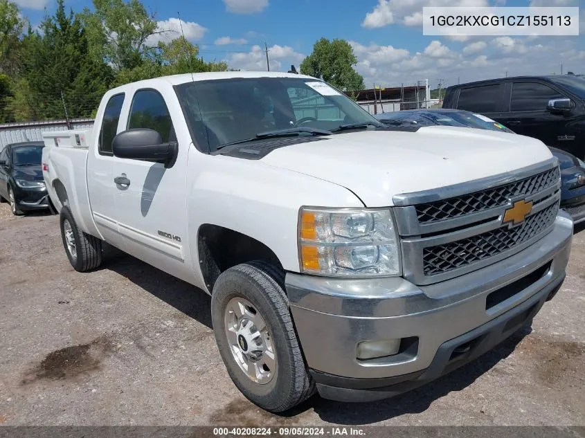 2012 Chevrolet Silverado 2500Hd Lt VIN: 1GC2KXCG1CZ155113 Lot: 40208224