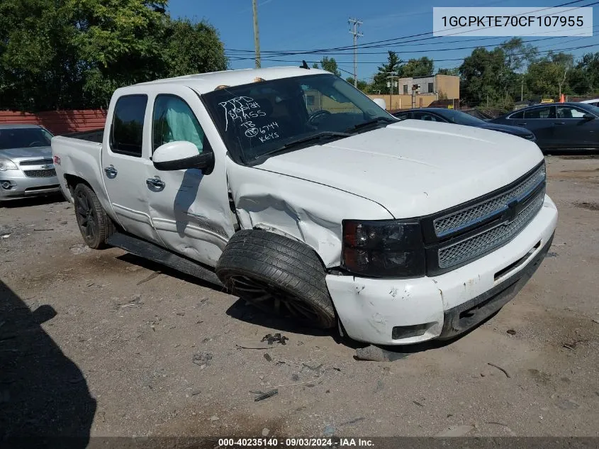 2012 Chevrolet Silverado K1500 Ltz VIN: 1GCPKTE70CF107955 Lot: 40235140