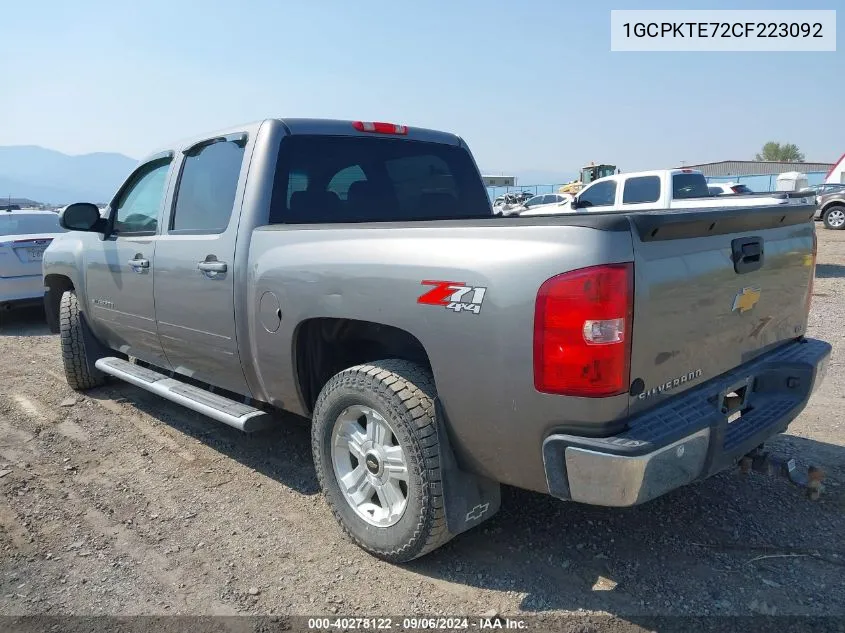 2012 Chevrolet Silverado 1500 Ltz VIN: 1GCPKTE72CF223092 Lot: 40278122