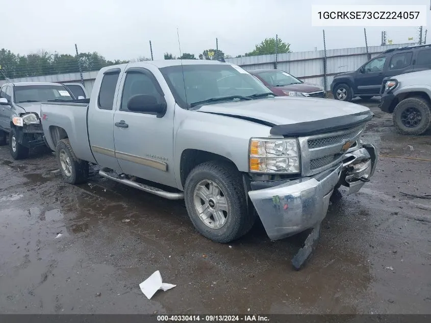 2012 Chevrolet Silverado K1500 Lt VIN: 1GCRKSE73CZ224057 Lot: 40330414