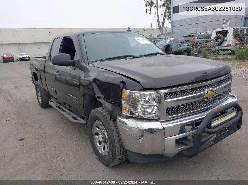 2012 Chevrolet Silverado 1500 Lt VIN: 1GCRCSEA3CZ281030 Lot: 40342408