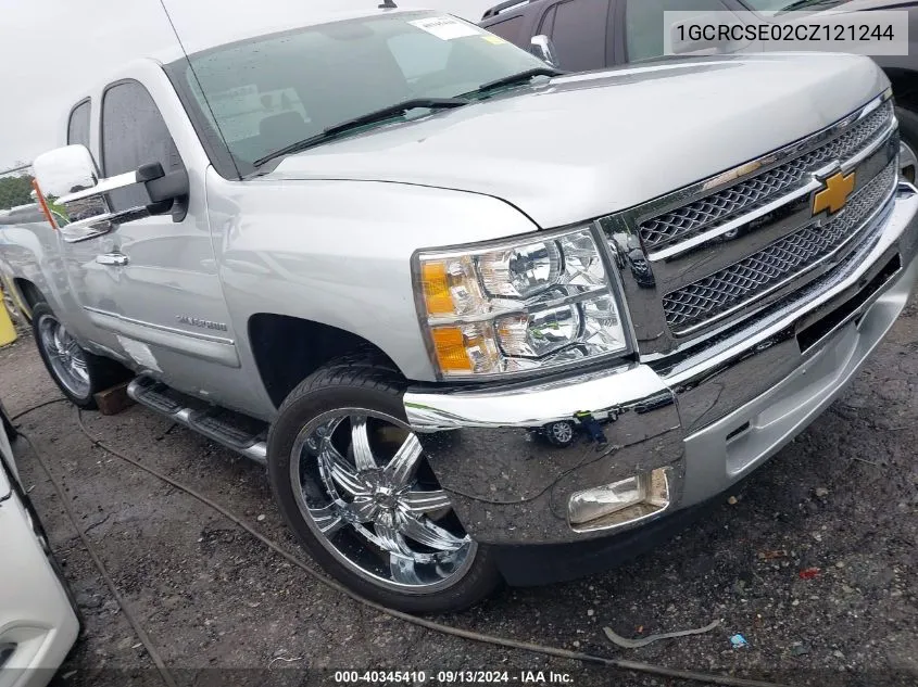 1GCRCSE02CZ121244 2012 Chevrolet Silverado 1500 Lt