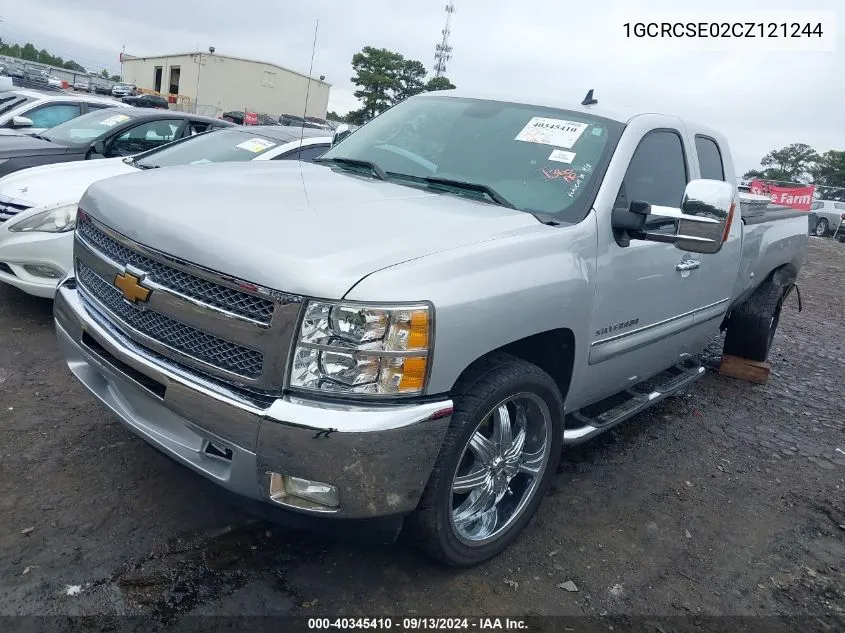 1GCRCSE02CZ121244 2012 Chevrolet Silverado 1500 Lt