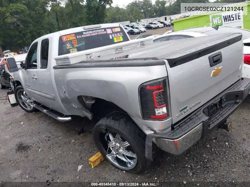 1GCRCSE02CZ121244 2012 Chevrolet Silverado 1500 Lt