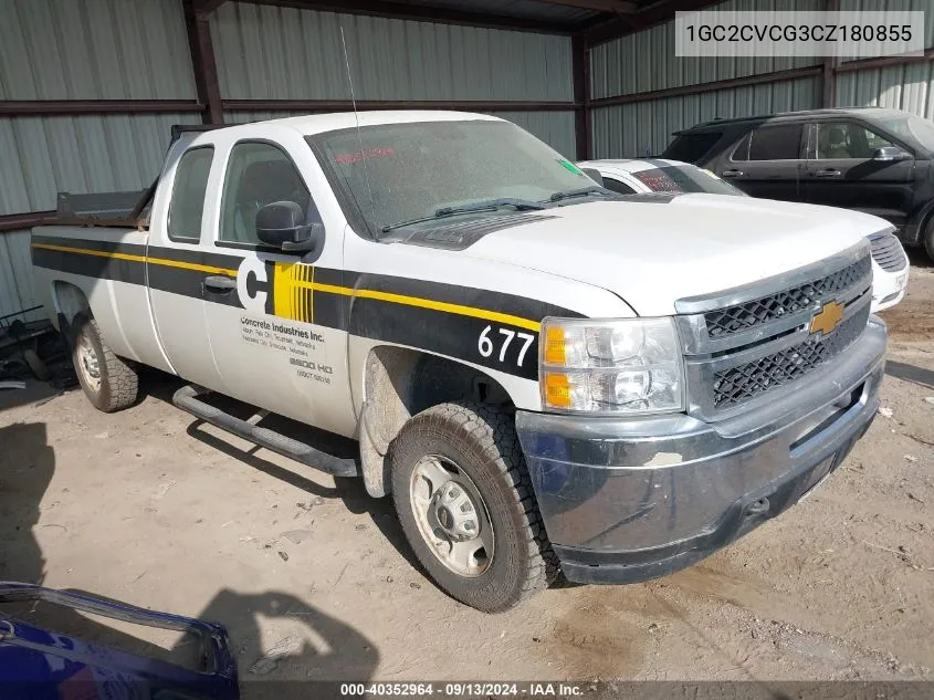 2012 Chevrolet Silverado 2500Hd Work Truck VIN: 1GC2CVCG3CZ180855 Lot: 40352964