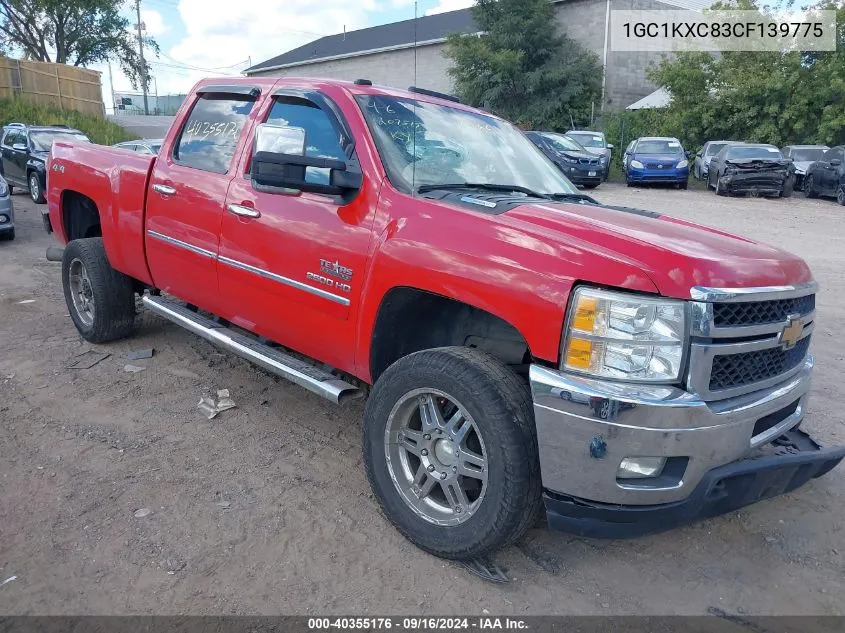 1GC1KXC83CF139775 2012 Chevrolet Silverado 2500Hd Lt