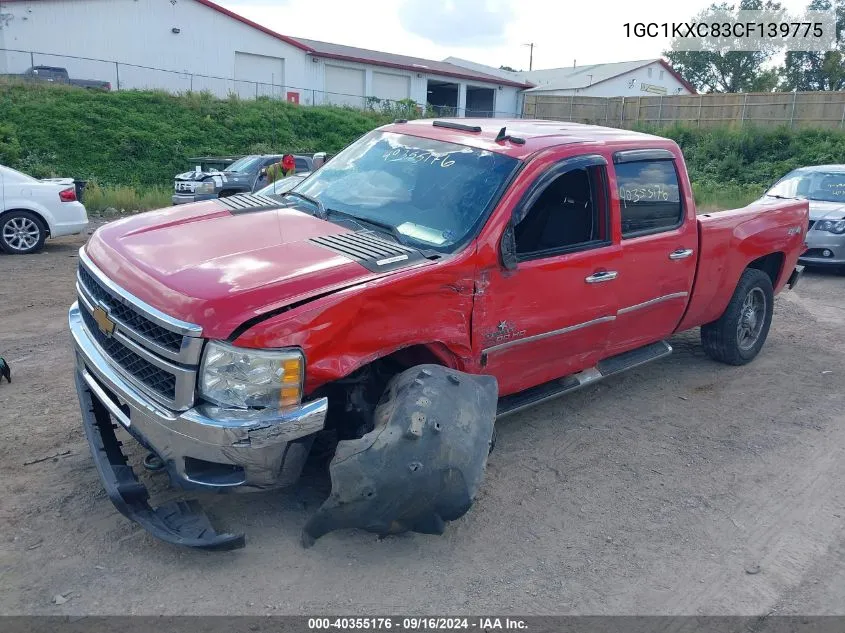 1GC1KXC83CF139775 2012 Chevrolet Silverado 2500Hd Lt