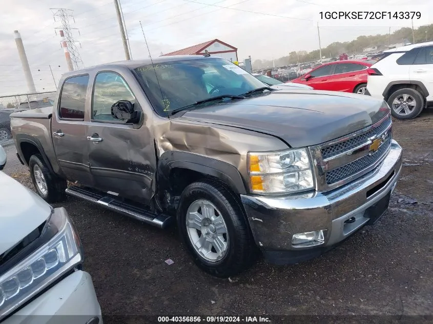 1GCPKSE72CF143379 2012 Chevrolet Silverado 1500 Lt