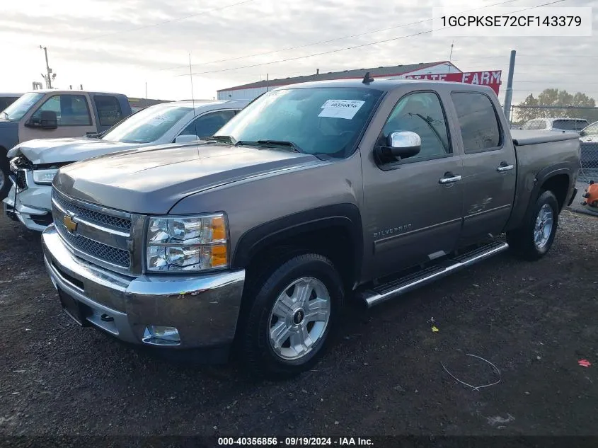 1GCPKSE72CF143379 2012 Chevrolet Silverado 1500 Lt