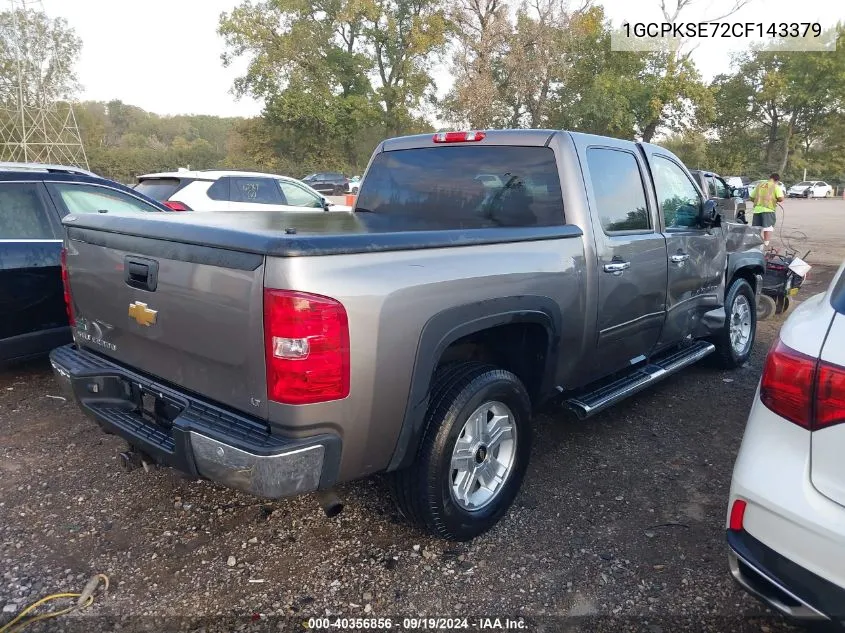 1GCPKSE72CF143379 2012 Chevrolet Silverado 1500 Lt