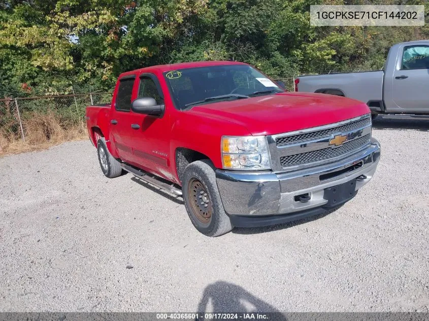 1GCPKSE71CF144202 2012 Chevrolet Silverado 1500 Lt