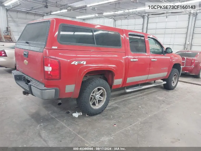 2012 Chevrolet Silverado 1500 Lt VIN: 1GCPKSE73CF160143 Lot: 40366866