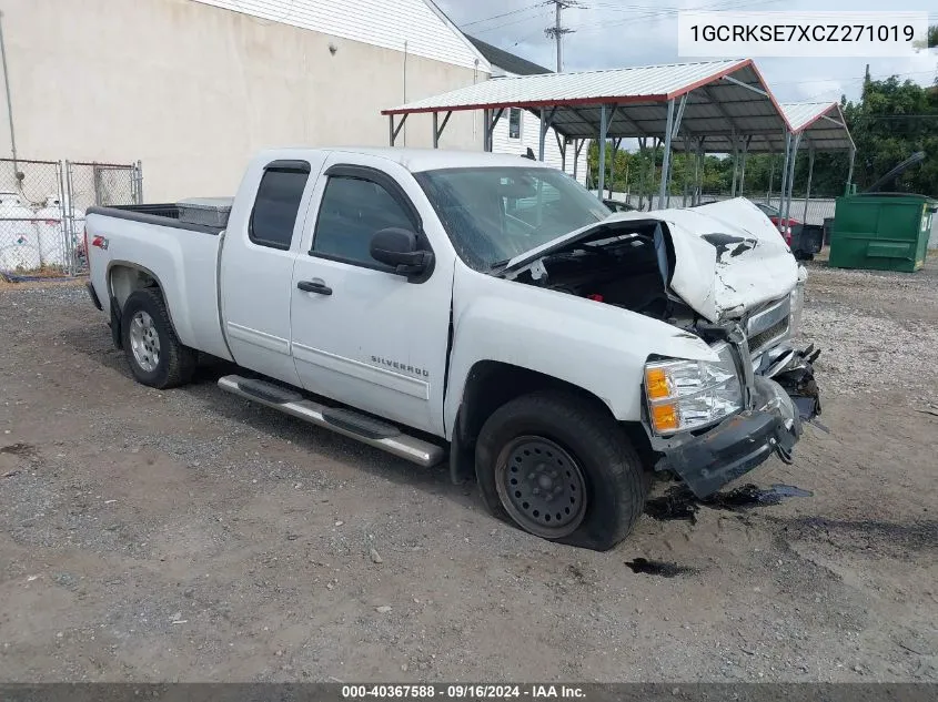 2012 Chevrolet Silverado 1500 Lt VIN: 1GCRKSE7XCZ271019 Lot: 40367588