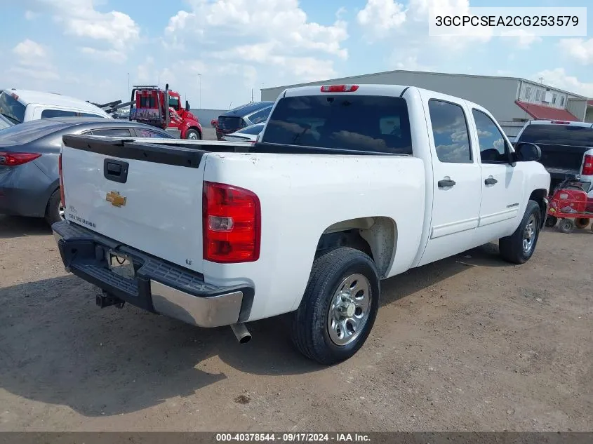 2012 Chevrolet Silverado 1500 Lt VIN: 3GCPCSEA2CG253579 Lot: 40378544