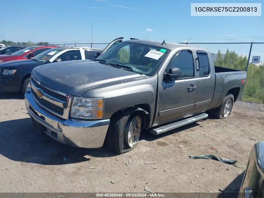 2012 Chevrolet Silverado 1500 Lt VIN: 1GCRKSE75CZ200813 Lot: 40388049