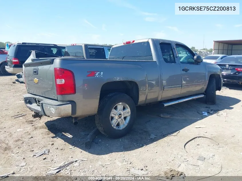 2012 Chevrolet Silverado 1500 Lt VIN: 1GCRKSE75CZ200813 Lot: 40388049