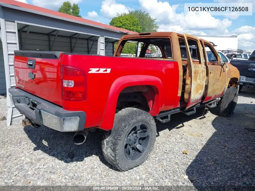 2012 Chevrolet Silverado 2500Hd Ltz VIN: 1GC1KYC86CF126508 Lot: 40399499