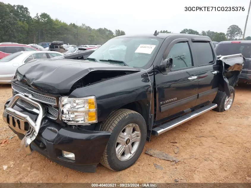 2012 Chevrolet Silverado 1500 Ltz VIN: 3GCPKTE71CG235376 Lot: 40403521