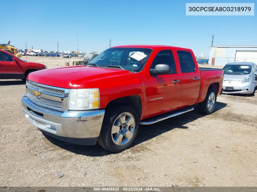 2012 Chevrolet Silverado 1500 Lt VIN: 3GCPCSEA8CG218979 Lot: 40405825