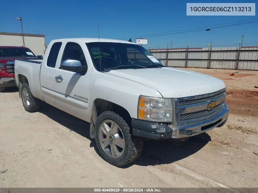 1GCRCSE06CZ113213 2012 Chevrolet Silverado 1500 Lt