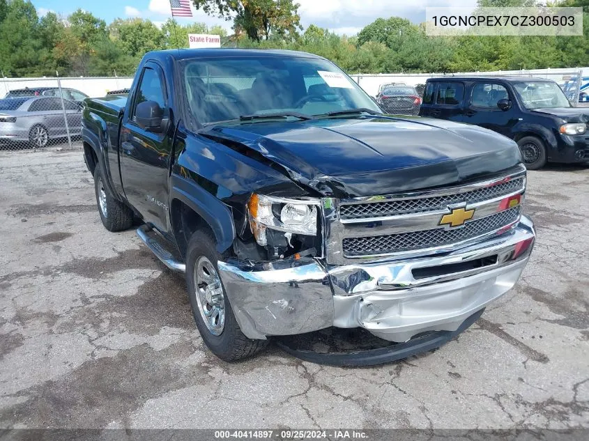 2012 Chevrolet Silverado 1500 Work Truck VIN: 1GCNCPEX7CZ300503 Lot: 40414897