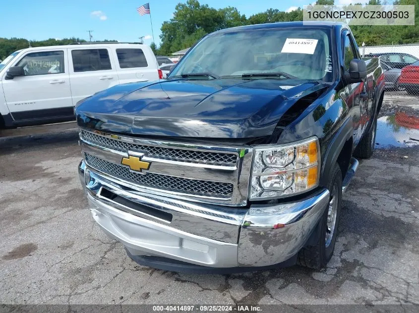 2012 Chevrolet Silverado 1500 Work Truck VIN: 1GCNCPEX7CZ300503 Lot: 40414897