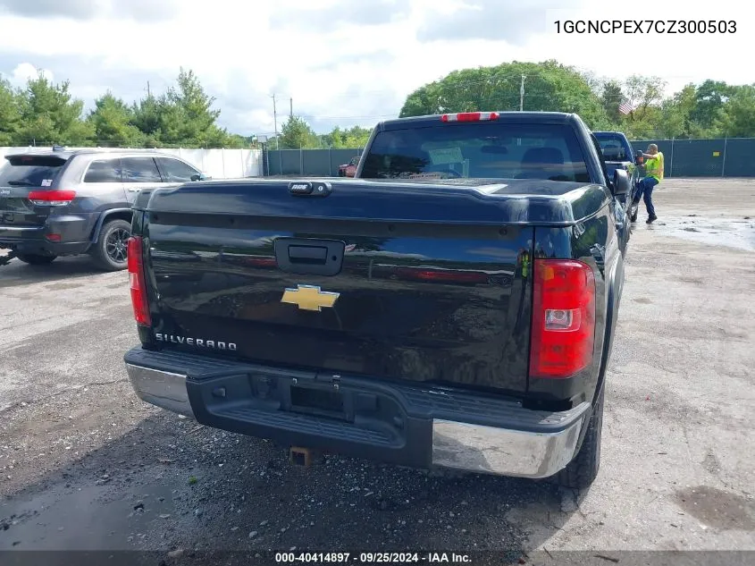 2012 Chevrolet Silverado 1500 Work Truck VIN: 1GCNCPEX7CZ300503 Lot: 40414897