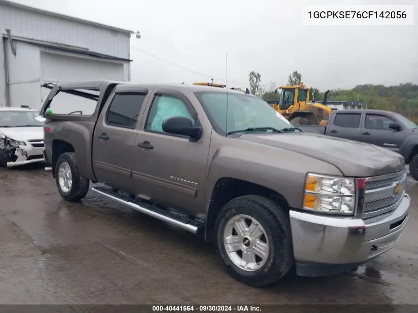 2012 Chevrolet Silverado 1500 Lt VIN: 1GCPKSE76CF142056 Lot: 40441664