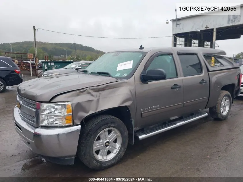 2012 Chevrolet Silverado 1500 Lt VIN: 1GCPKSE76CF142056 Lot: 40441664