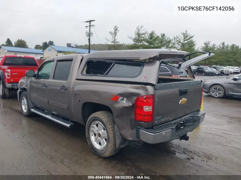 2012 Chevrolet Silverado 1500 Lt VIN: 1GCPKSE76CF142056 Lot: 40441664