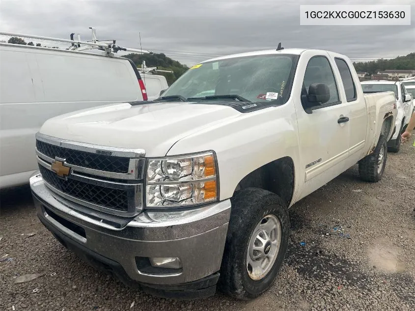 1GC2KXCG0CZ153630 2012 Chevrolet Silverado K2500 Heavy Duty Lt