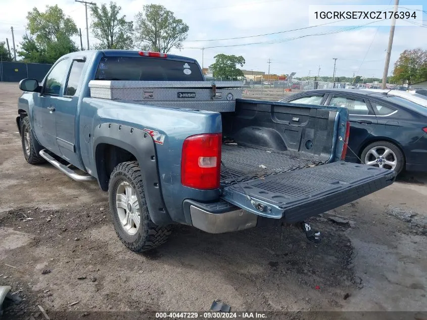 1GCRKSE7XCZ176394 2012 Chevrolet Silverado K1500 Lt