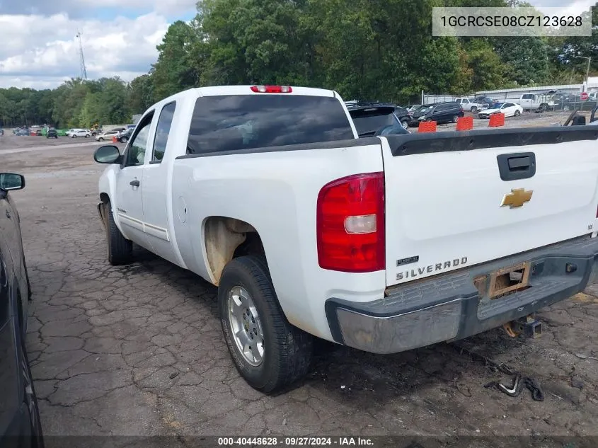 2012 Chevrolet Silverado 1500 Lt VIN: 1GCRCSE08CZ123628 Lot: 40448628