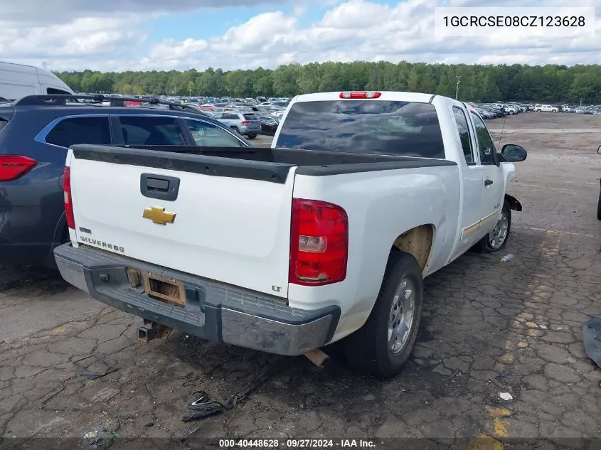 2012 Chevrolet Silverado 1500 Lt VIN: 1GCRCSE08CZ123628 Lot: 40448628