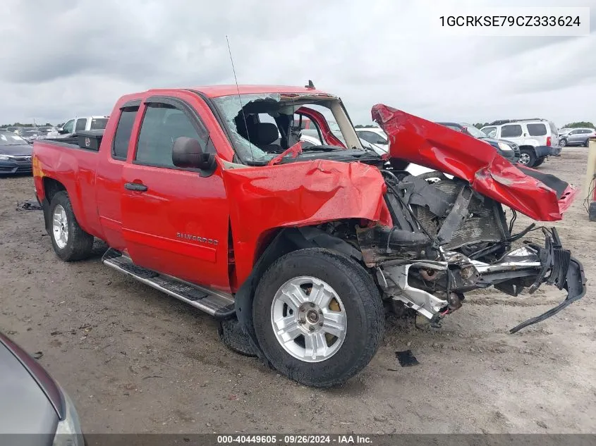 2012 Chevrolet Silverado 1500 Lt VIN: 1GCRKSE79CZ333624 Lot: 40449605