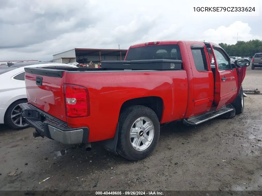 2012 Chevrolet Silverado 1500 Lt VIN: 1GCRKSE79CZ333624 Lot: 40449605