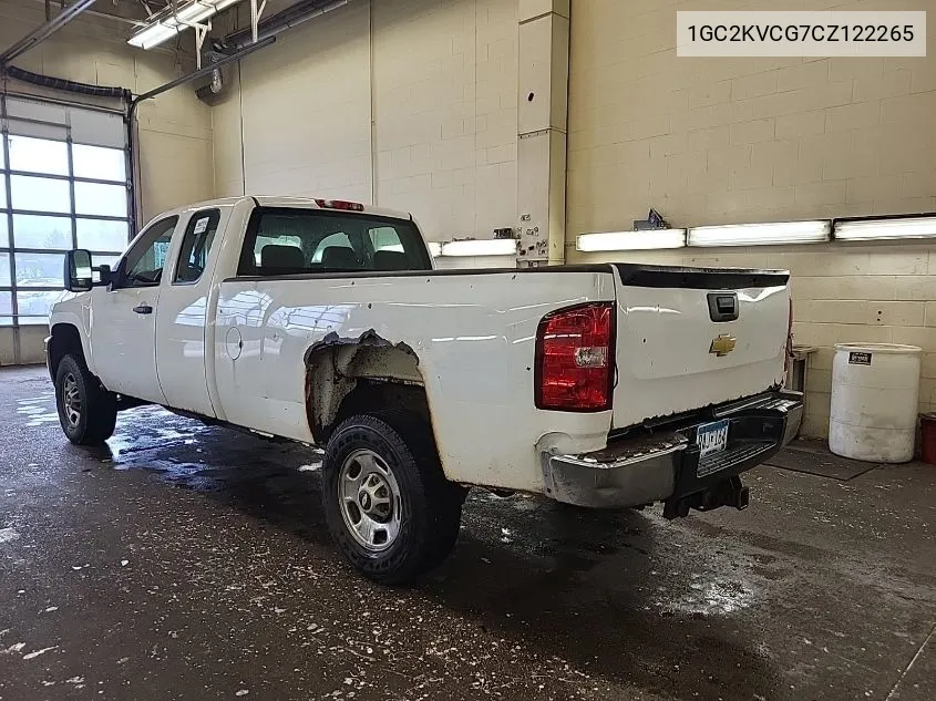 1GC2KVCG7CZ122265 2012 Chevrolet Silverado 2500Hd Work Truck