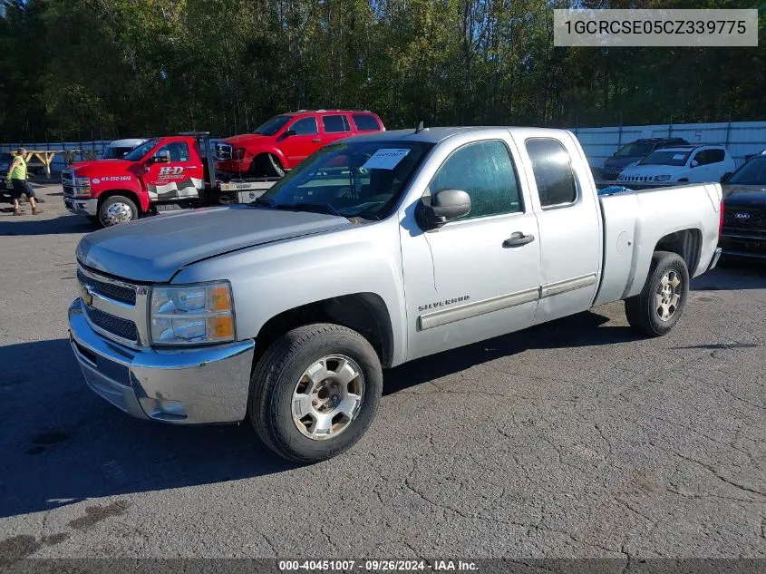 2012 Chevrolet Silverado 1500 Lt VIN: 1GCRCSE05CZ339775 Lot: 40451007