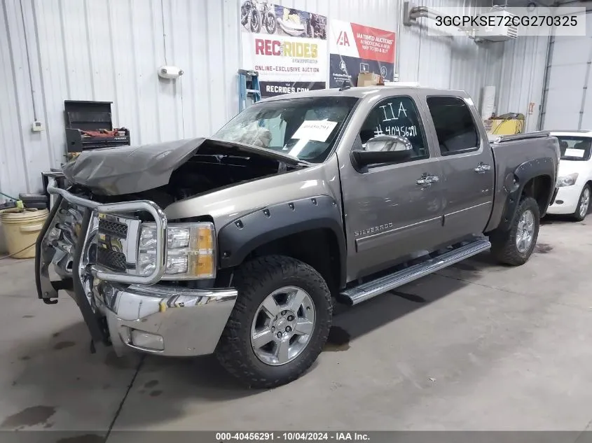 3GCPKSE72CG270325 2012 Chevrolet Silverado 1500 Lt