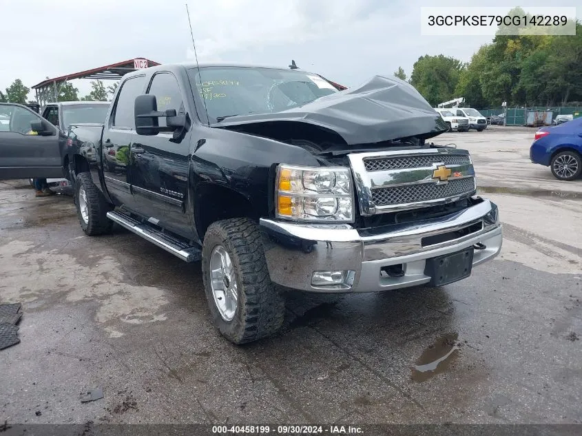 2012 Chevrolet Silverado 1500 Lt VIN: 3GCPKSE79CG142289 Lot: 40458199