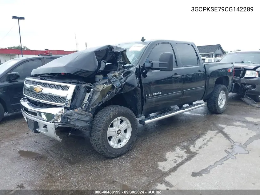 2012 Chevrolet Silverado 1500 Lt VIN: 3GCPKSE79CG142289 Lot: 40458199