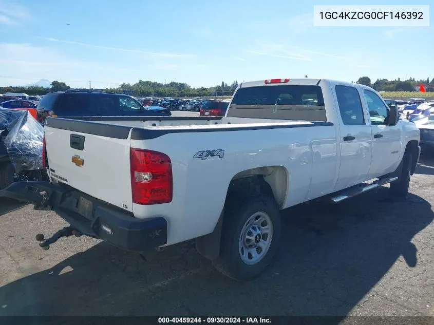 1GC4KZCG0CF146392 2012 Chevrolet Silverado 3500Hd Work Truck