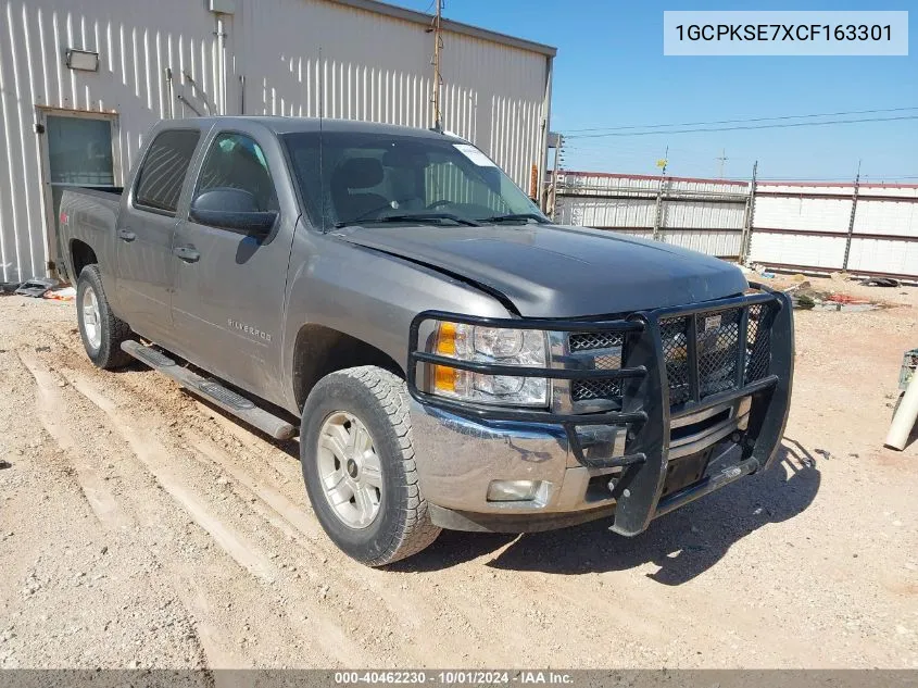 2012 Chevrolet Silverado 1500 Lt VIN: 1GCPKSE7XCF163301 Lot: 40462230