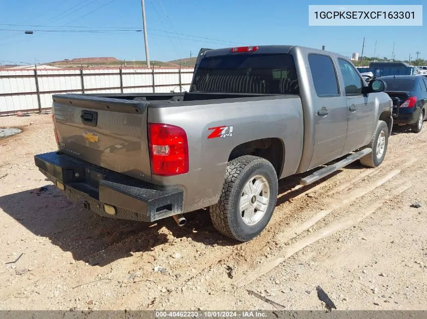 2012 Chevrolet Silverado 1500 Lt VIN: 1GCPKSE7XCF163301 Lot: 40462230