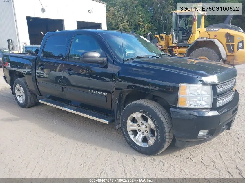 2012 Chevrolet Silverado 1500 Ltz VIN: 3GCPKTE76CG100622 Lot: 40467879