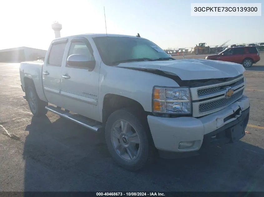 2012 Chevrolet Silverado 1500 K1500 Ltz VIN: 3GCPKTE73CG139300 Lot: 40468673