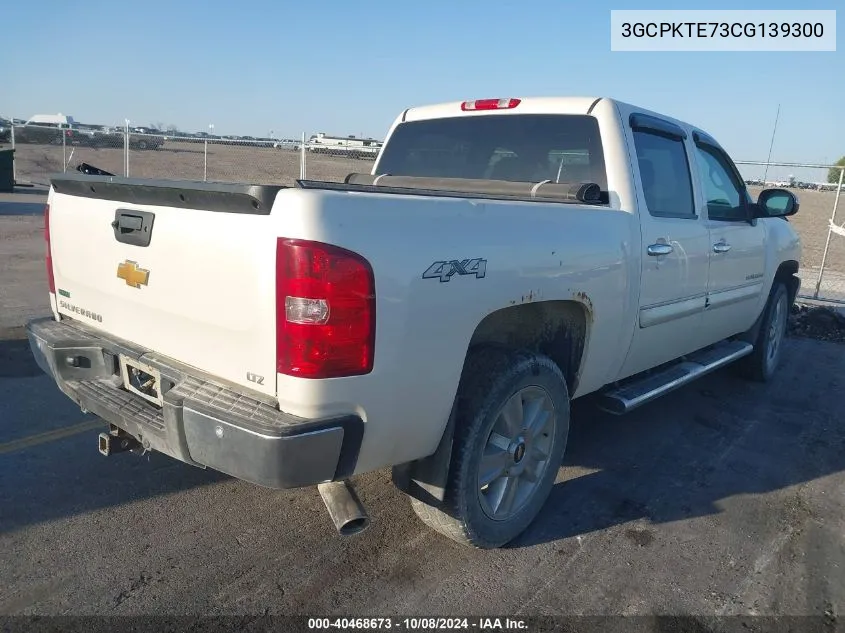 2012 Chevrolet Silverado 1500 K1500 Ltz VIN: 3GCPKTE73CG139300 Lot: 40468673