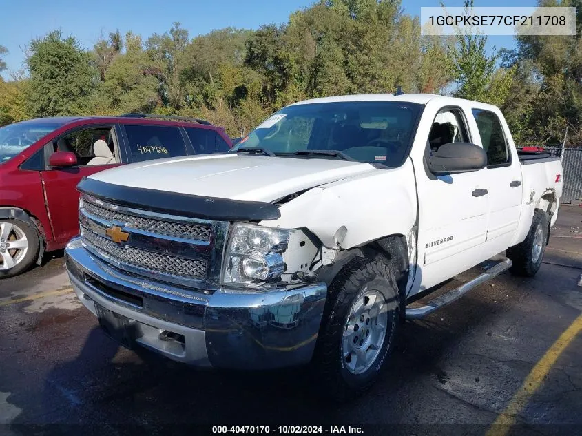 1GCPKSE77CF211708 2012 Chevrolet Silverado 1500 Lt