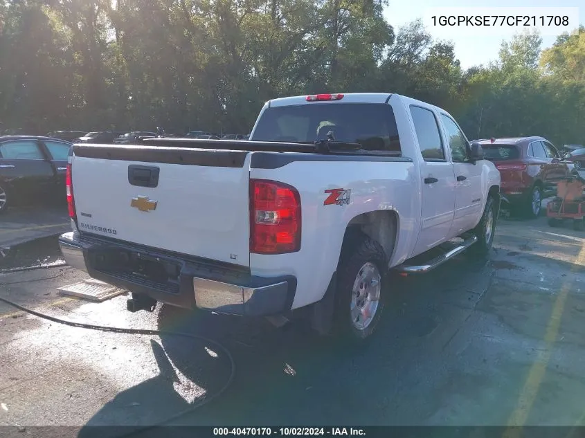 1GCPKSE77CF211708 2012 Chevrolet Silverado 1500 Lt