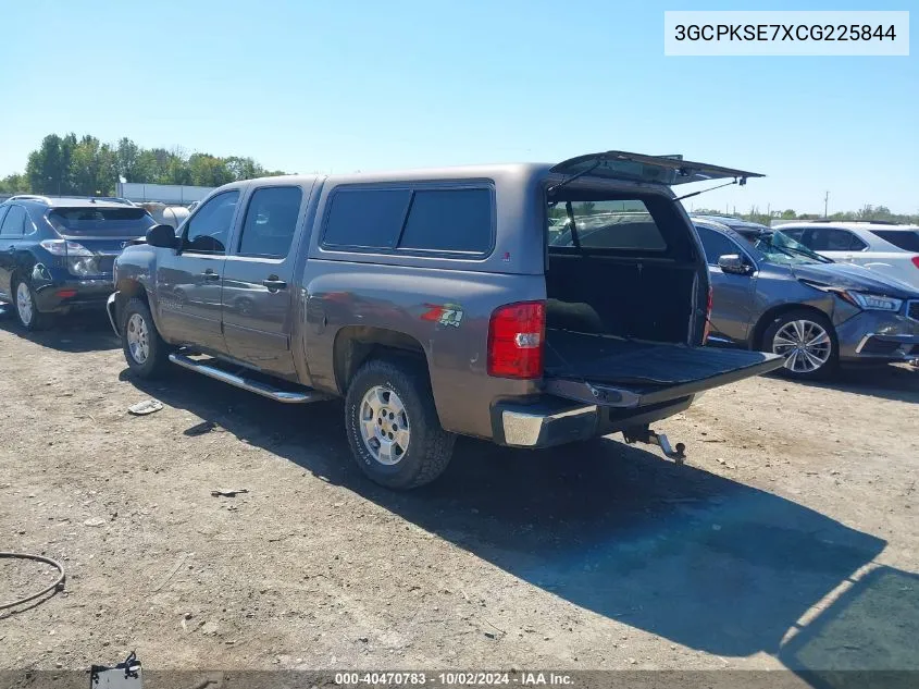 2012 Chevrolet Silverado 1500 Lt VIN: 3GCPKSE7XCG225844 Lot: 40470783